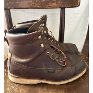 Irish Setter Wingshooter Mens Size 10D Boots Brown Leather Waterproof Hunt 891